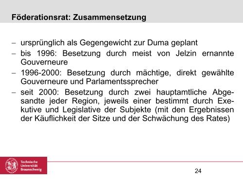 Defekte Demokratie am Beispiel Russlands