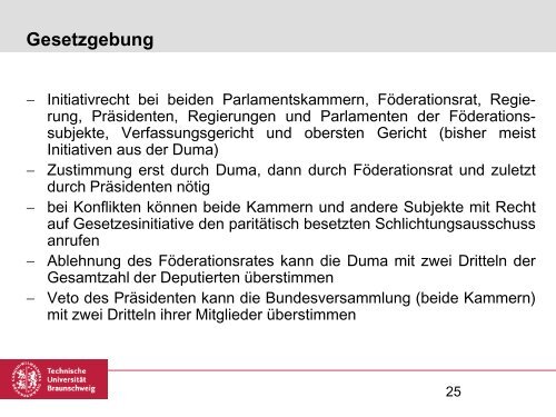 Defekte Demokratie am Beispiel Russlands