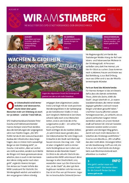Wir am Stimberg - Ausgabe 01