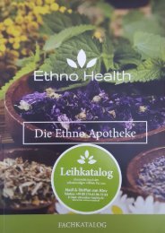 Fachkatalog, Die Ethno Apotheke, Selbständiger-Ethno Health Affialte Partner ID: 14267