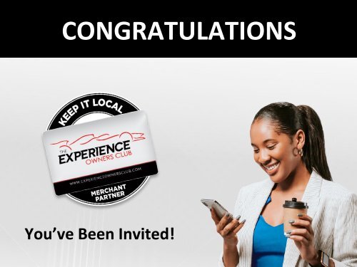 The Experience Auto Group "Keep It Local" Information