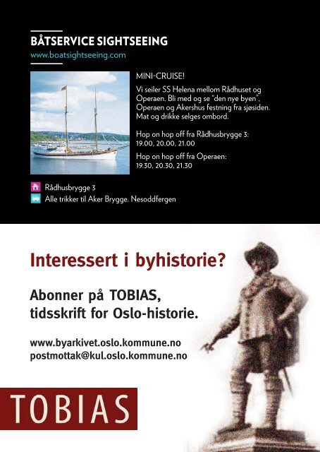 Interessert i byhistorie? - Oslo kulturnatt - Kommune