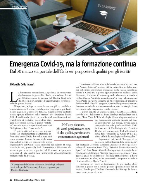 Il Giornale dei Biologi - N. 3