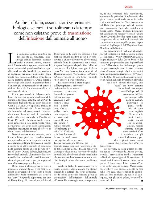 Il Giornale dei Biologi - N. 3