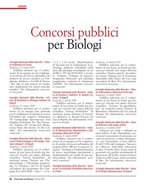 Il Giornale dei Biologi - N. 3