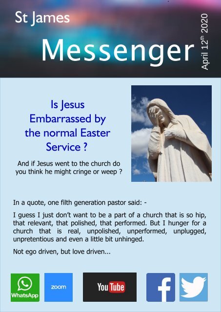 St James Messenger April 12 2020