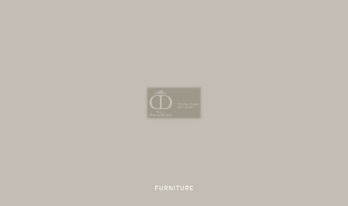 Catalogue 2020 meubles d'extérieur FURNITURE