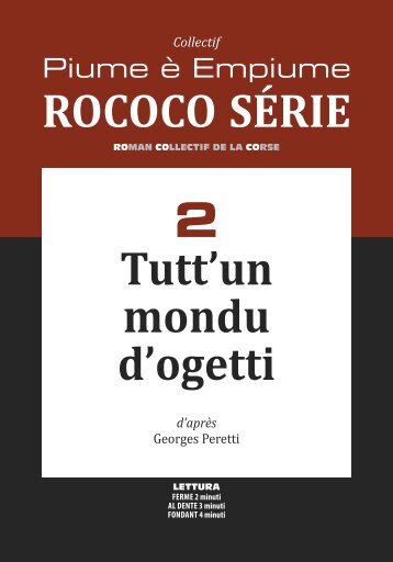 Tuttu un mondu d’ogetti-Anthologie RoCoCo - P.A.Scolca et X.Casanova