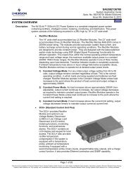 System Application Guide - Emerson Network Power