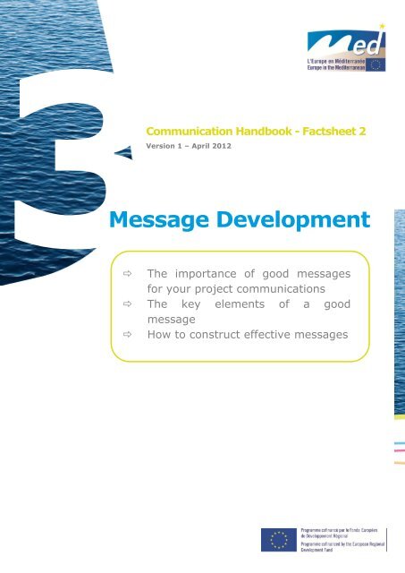 MED Communication Handbook - Programme Med