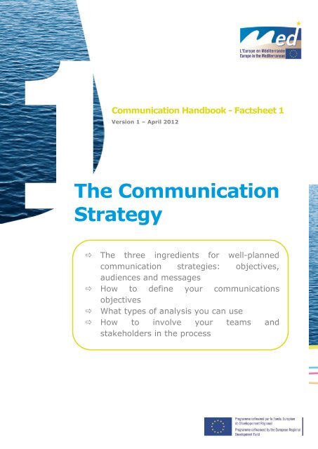 MED Communication Handbook - Programme Med