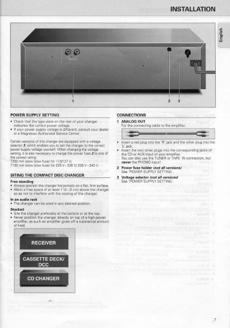 Page 1 | MAGNAVOX CDC 748 Compact Disc Changer Page 2 ...