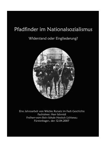 Pfadfinder im Nationalsozialismus - Widerstand oder Eingliederung?