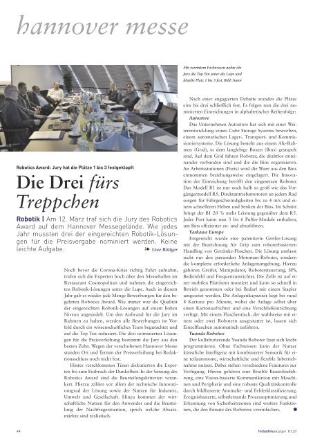 Industrieanzeiger 10.2020