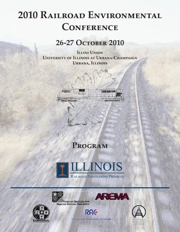 2010 Railroad Environmental Conference Program 26-27 October ...