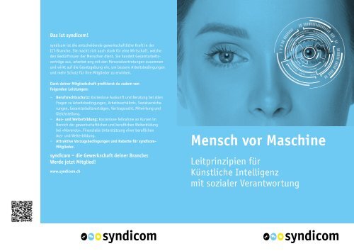 Mensch vor Maschine