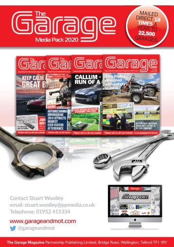 The Garage and MOT Media Pack 2020