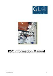 PSC Information Manual - GL Group