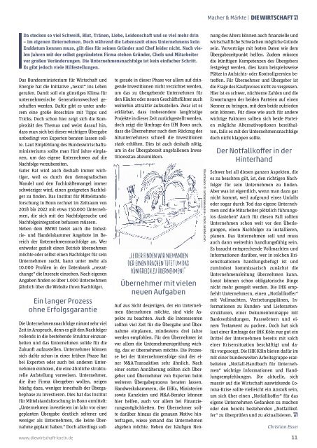 Die Wirtschaft Köln Ausgabe 02 / 2020