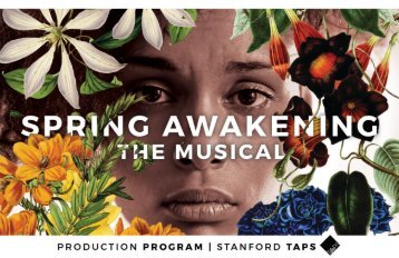 TAPS Spring Awakening The Musical Program