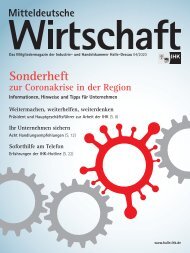 Mitteldeutsche Wirtschaft Ausgabe April 2020