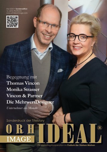 Thomas Vincon Vincon & Strasser betriebliche Altersvorsorge die Bayerische im Orhideal IMAGE Magazin - Mai 2020 