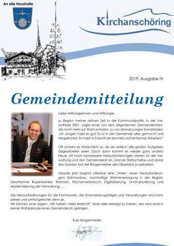 Gemeindemitteilung Kirchanschöring 2019-4