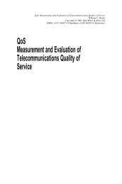 QoS - Measurement and Evaluation of Telecomm