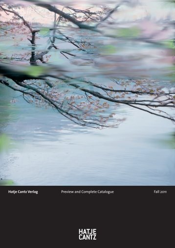 Preview and Complete Catalogue Hatje Cantz Verlag Fall 2011