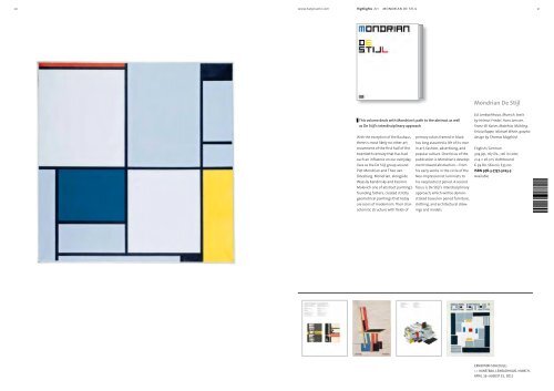 Preview and Complete Catalogue Hatje Cantz Verlag Fall 2011