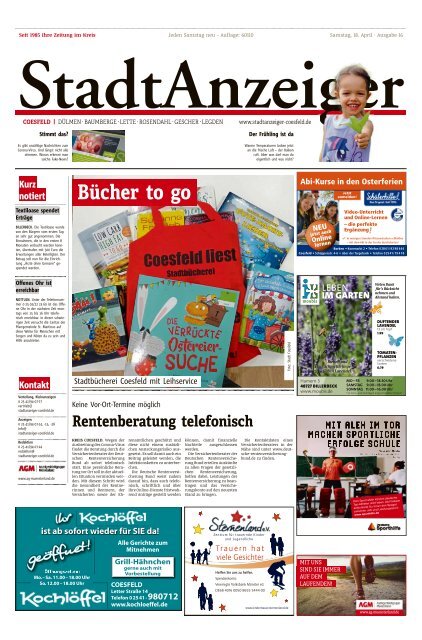 Stadtanzeiger Coesfeld kw 16