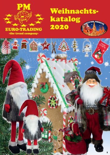 Weihnachtskatalog 2020 - Weihnachtsdekoration für den Großhandel