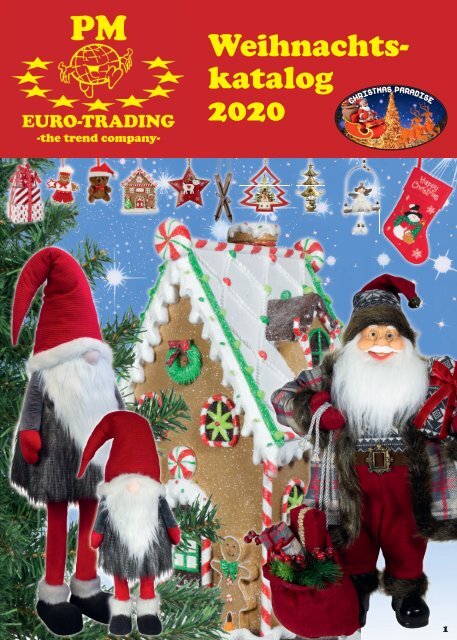 Weihnachtskatalog 2020 - Weihnachtsdekoration für den Großhandel