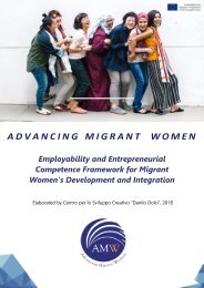 AMW - Employability and Entrepreneurial Competence Framework for Migrant Women’s Development and Integration 