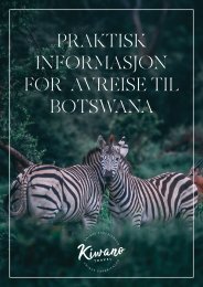 Botswana Praktisk Informasjon