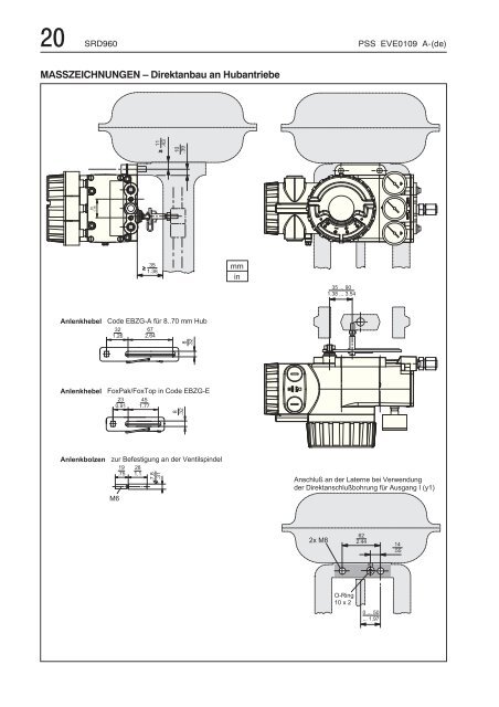 SRD960 Universeller Stellungsregler SRD960-T Elektr ...