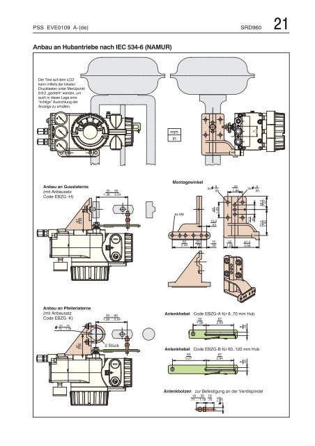 SRD960 Universeller Stellungsregler SRD960-T Elektr ...