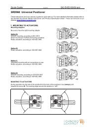 SRD960 Universal Positioner - FOXBORO ECKARDT