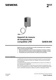 2528 Appareil de mesure de températures compatible LPB QAB30 ...