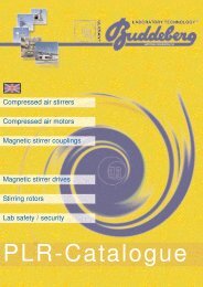 Compressed air stirrers type PLR - Voor 't Labo