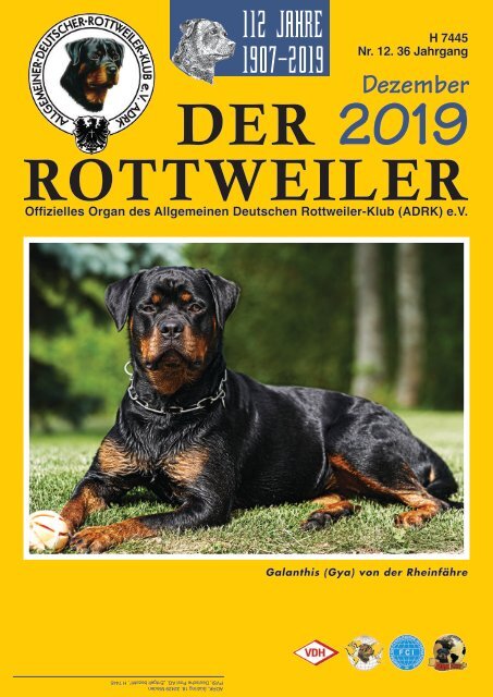 Der Rottweiler - Ausgabe Dezember 2019
