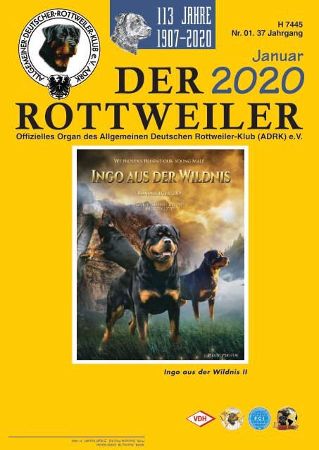 Der Rottweiler - Ausgabe Januar 2020