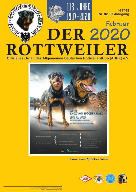 Der Rottweiler - Ausgabe Februar 2020