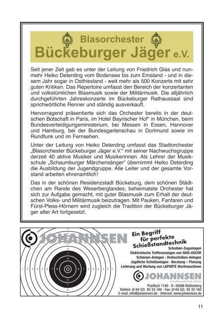 Blasorchester Bückeburger Jäger eV - Gut Ziel
