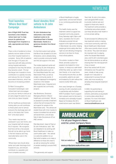 Ambulance UK - April 2020