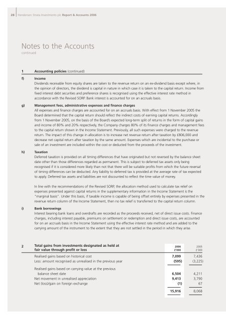 Henderson Strata Investments plc - Henderson Global Investors