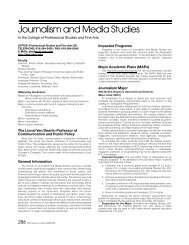 Journalism and Media Studies - San Diego State University ...