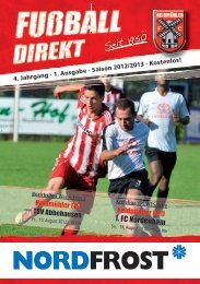 Heft 1 Saison 2012/13 - Fußballabteilung