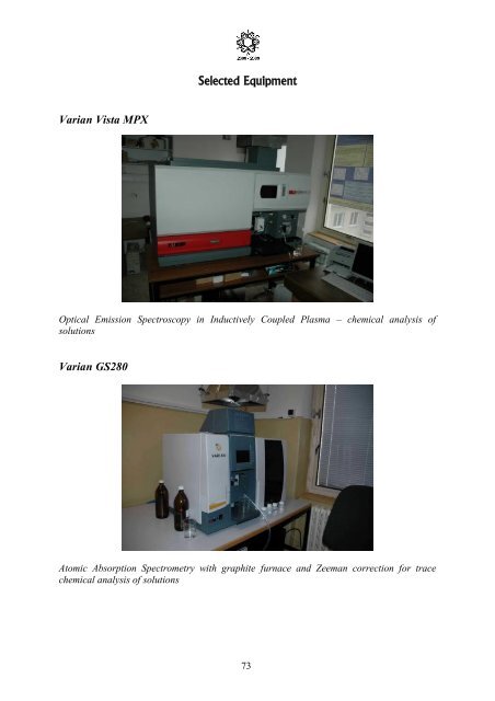 Foreign Cooperating Institutions - Institute of Inorganic Chemistry ...