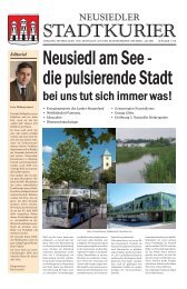 bei uns tut sich immer was! - Freizeitbetriebe Neusiedl am See GmbH.